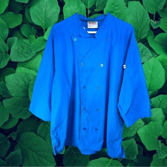 5 for $25🔥Uncommon Threads Blue Chef Utility Shirt XL - Picture 1 of 6